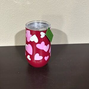 NWT Kate Spade 16oz stainless steel wine tumbler